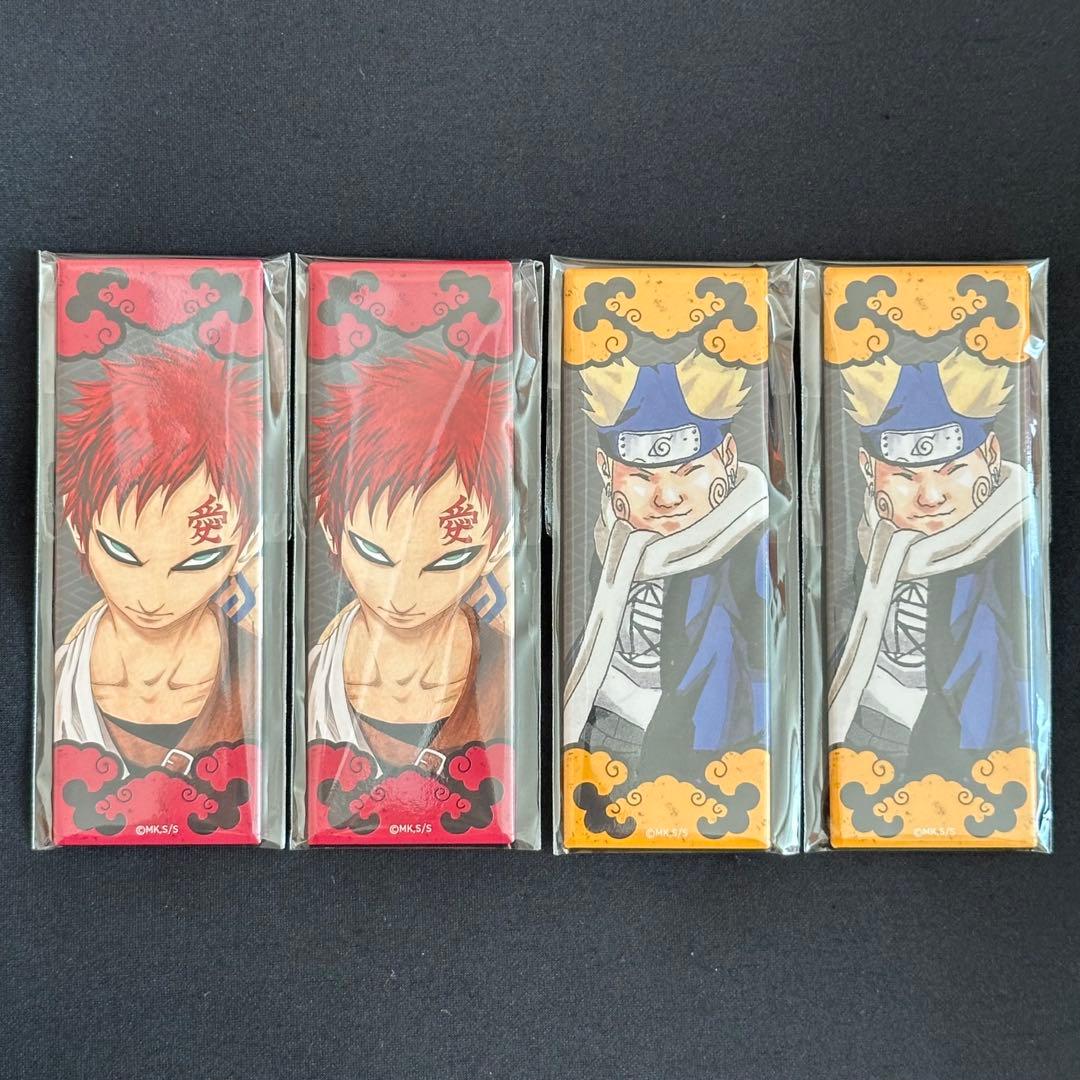 NARUTO 我愛羅 チョウジ 缶バッジ 絵札缶バッジ ジャンプフェスタ