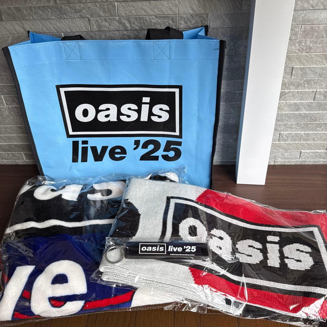 Oasis 福袋　限定商品　グッズ　10/25 特典グッズ 5点live25東京 オアシス新春福袋ご購入済みのお客様へ：福袋限定公式GOODS詳細が決定