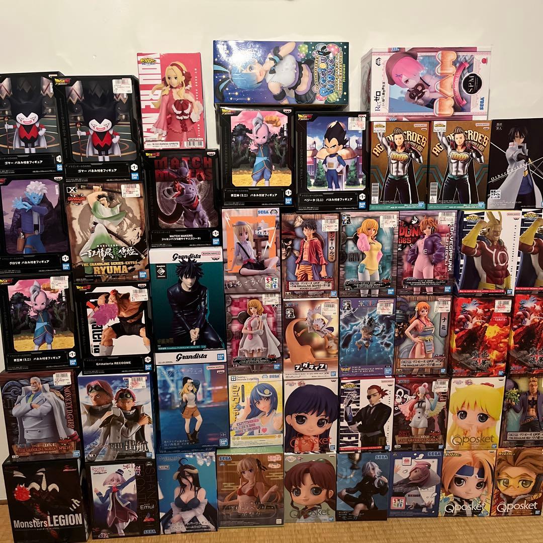 お得！プライズフィギュアまとめ売り46体セット　新品未開封品 値下げ！プライズフィギュアまとめ売り 27体セット 新品未開封品