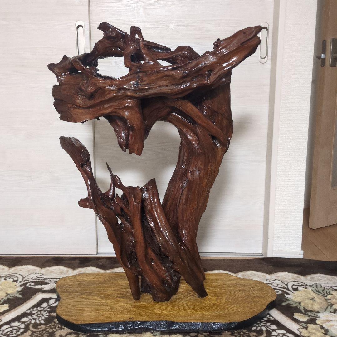 自然木彫刻 置物 ダークブラウン 天然木 置物 木彫り」の人気商品一覧 | 安い商品を通販サイトから探す