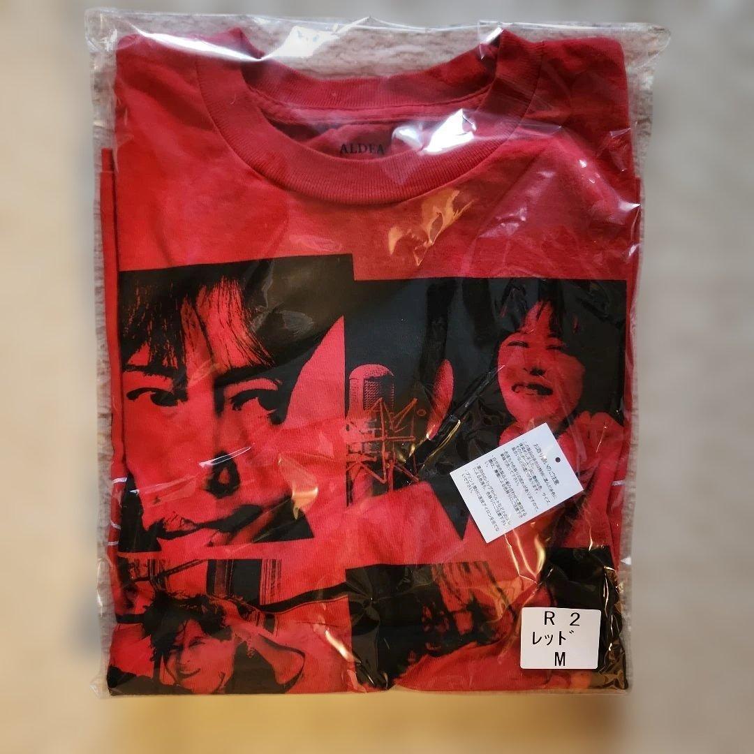 中森明菜 ALDEA ファンクラブ限定　還暦Tシャツ M レッド 未開封品 中森明菜☆ALDEA FC限定☆還暦祝いT☆赤☆Mサイズ☆レア☆クリーニング