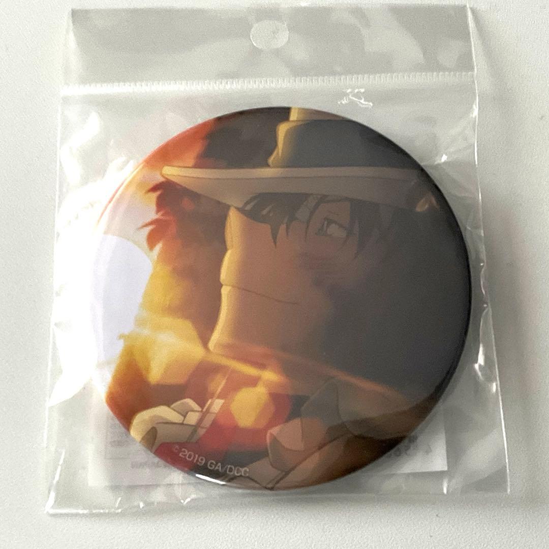 新品未開封品 コナンプラザ 紺青の拳 缶バッジ 怪盗キッド 黒羽快斗