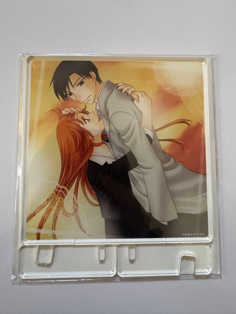 フルバ 漫福ガチャ 高精細複製原画A 花とゆめ展 アクリルスタンド