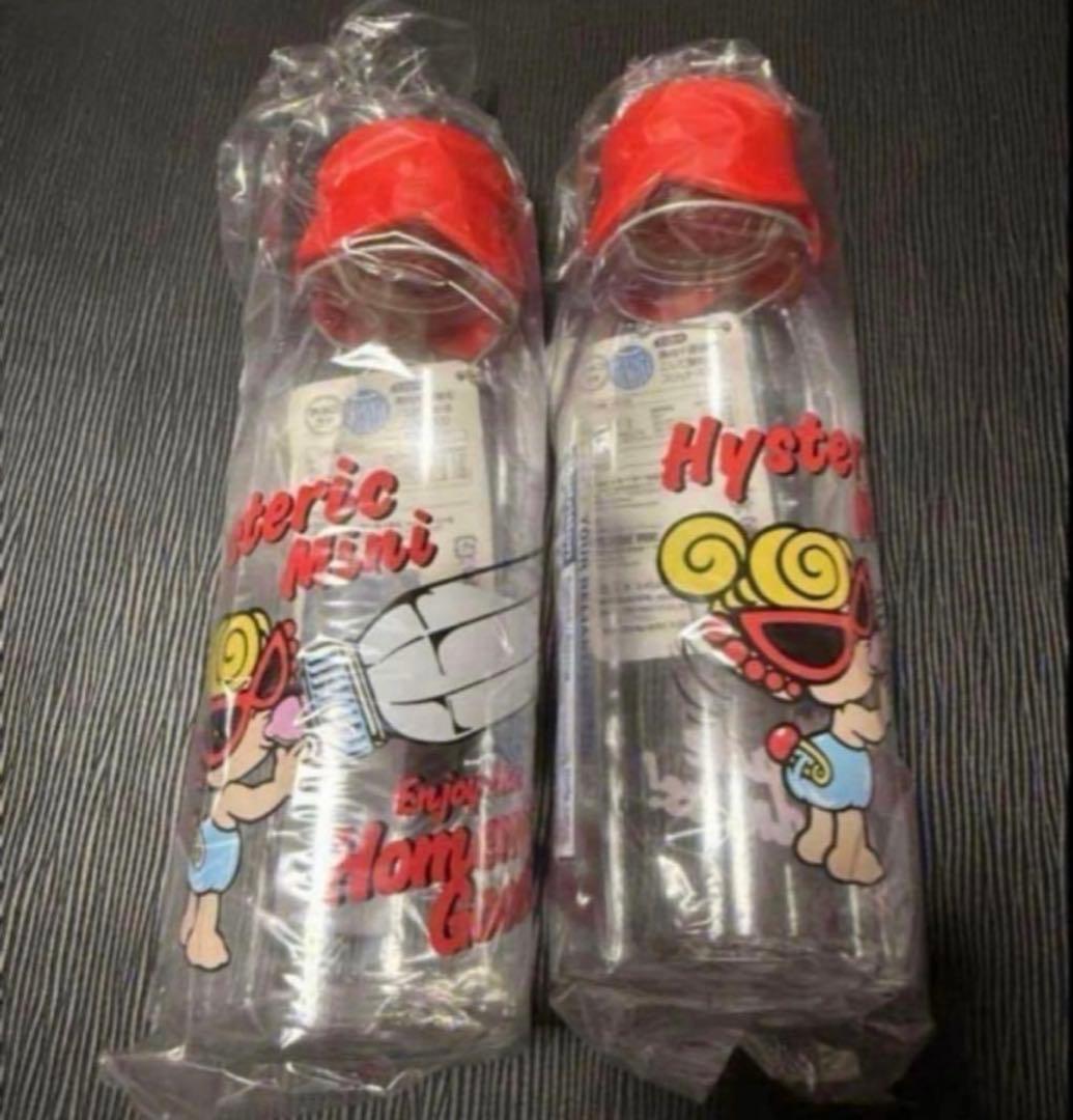 hysteric miniヒスミニ牛乳瓶型ボトル2点セット クリア - メルカリ