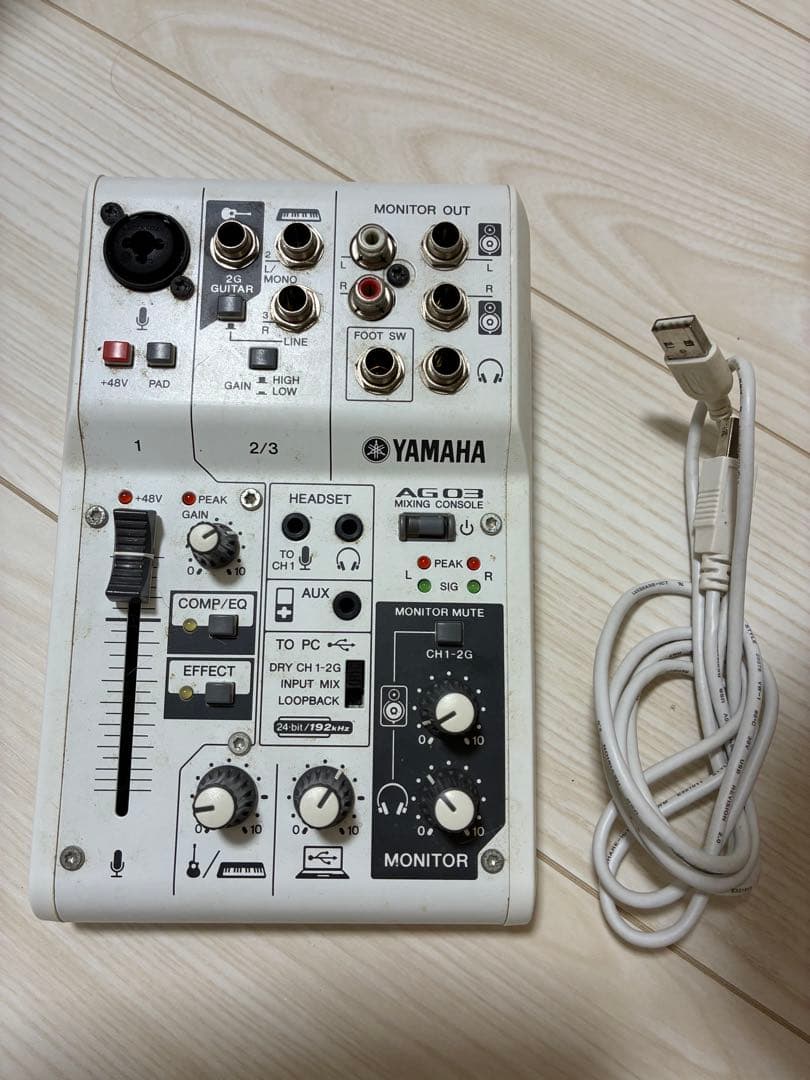 YAMAHA AG03 オーディオインターフェース ミキサー クリプトン×ヤマハ コラボ！生放送／配信用ミキサー初音ミク仕様”ミク