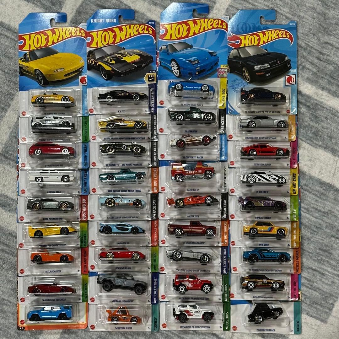ホットウィール ベーシック 36台セット⑧ フェラーリ スープラ等 ホットウィール ベーシック 36台セット⑨ フェラーリ スープラ等