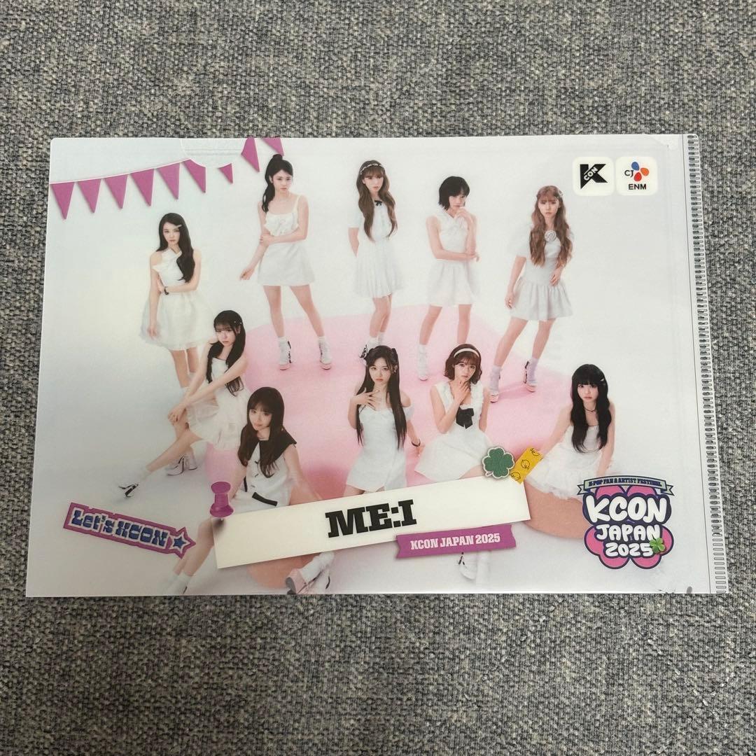 KCON CAFE 2025 ランダムミニクリアファイル ME:I ミーアイ - メルカリ