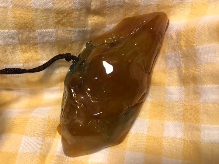 古い天然翡翠彫刻置き物 石流通センター 置物 翡翠 高級一点物 彫刻置物 本翡翠 (台付き) No.14
