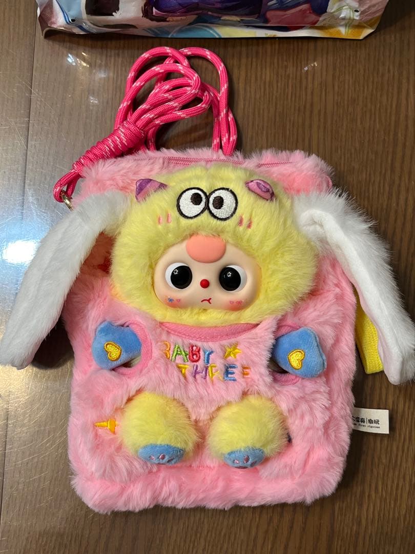 Baby three Travel mobile phone bag ピンク 黄 - メルカリ