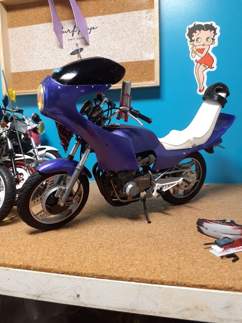 CBX400F族車仕様プラモデル - メルカリ