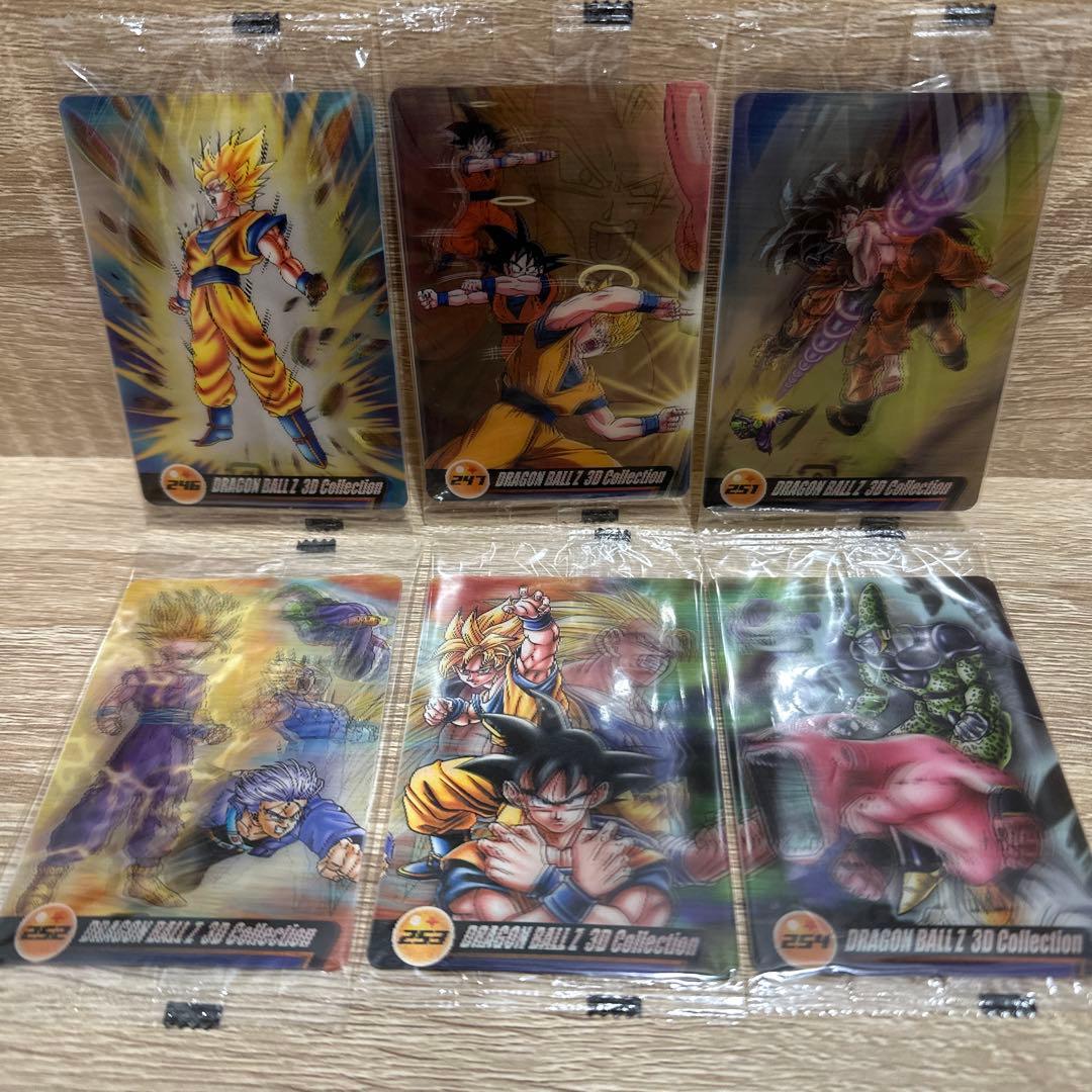 【新品未開封】ドラゴンボールZ 3D Collection 6枚セット Yahoo!オークション -「ドラゴンボール カード 3d」の落札相場・落札価格