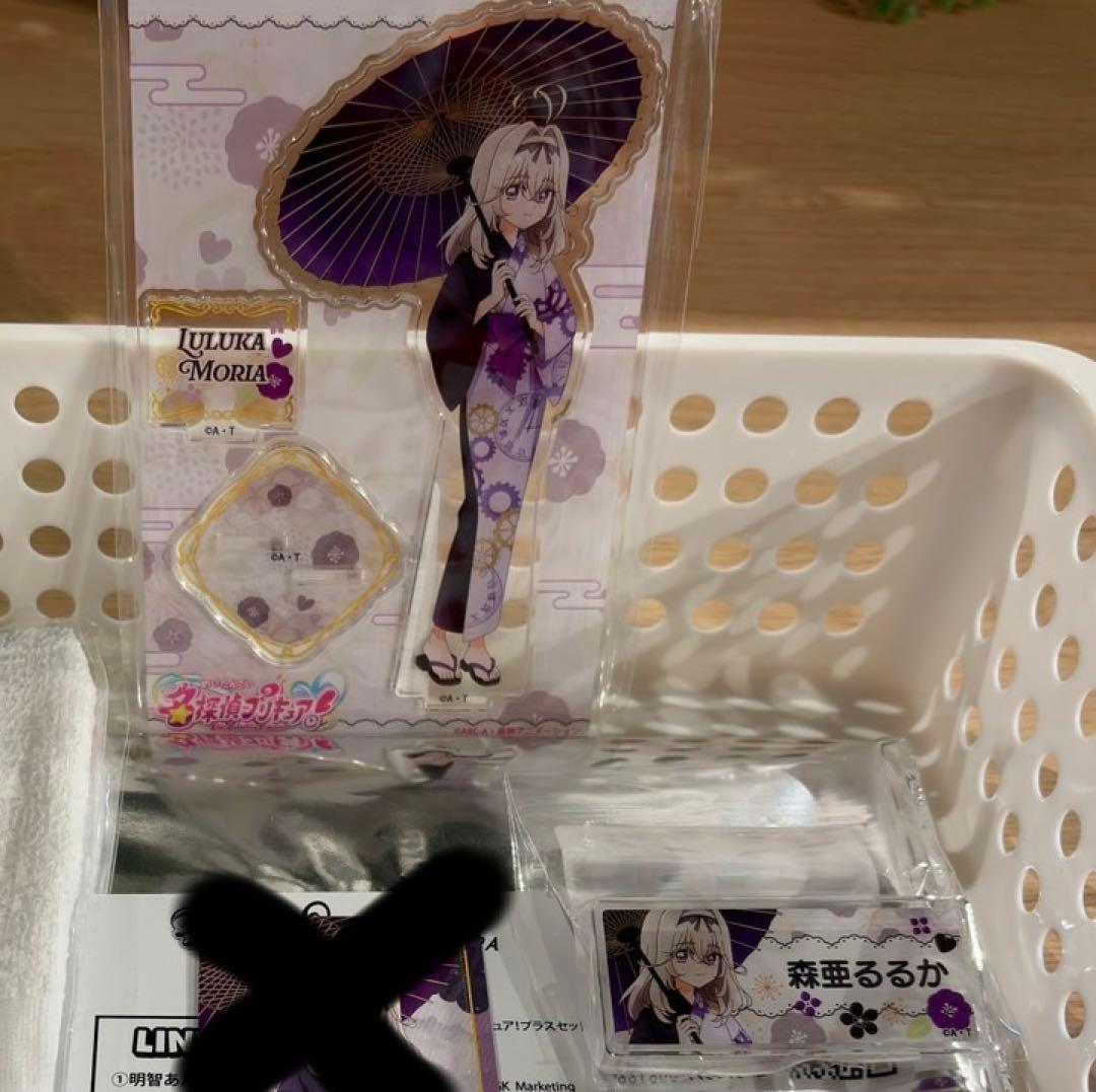 名探偵プリキュア 極楽湯 るるか アクリルスタンド おなまえバッジ