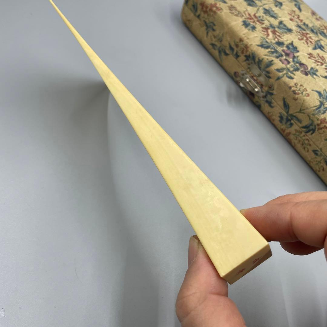 239ヴィンテージ 天然素材 三味線バチ 重さ約90g