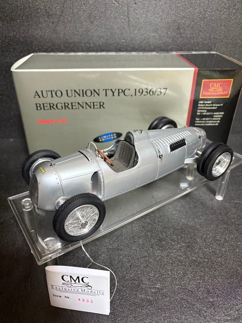 ミニカー CMC 1/18 Auto Union Typ C BERGRENNER CMC 1/18 Auto Union Typ C BERGRENNER | eBay