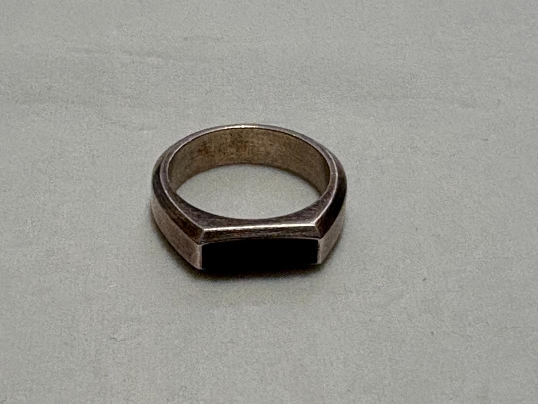CTHY RING [BLACK AGATE]　19号 LUXURY MATERIAL ALL STONE RING by BLACK AGATE |