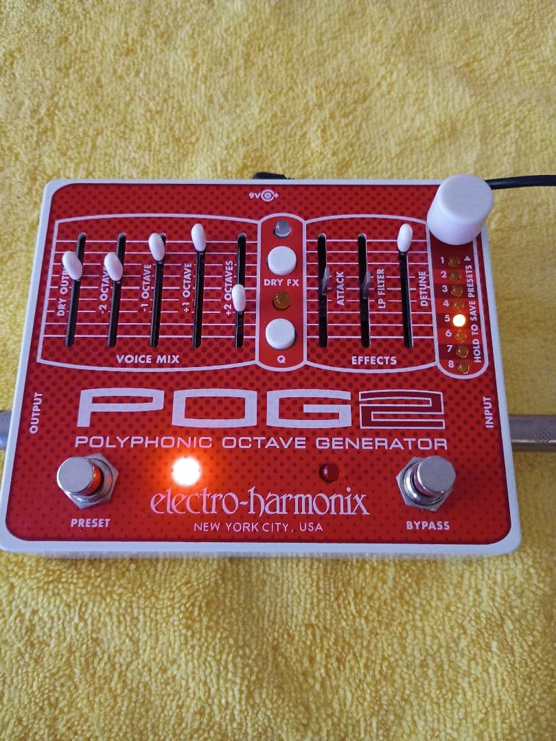 ギター electro-harmonix POG2 Electro-Harmonix POG2 Octave Guitar Effect Pedal for sale online