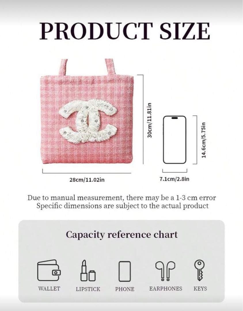 CHANEL トートバッグ フリル ビッグココ シャネルノベルティ
