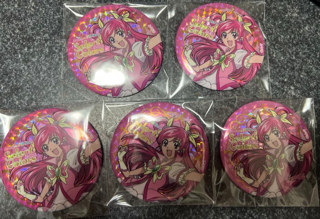 キュアドリーム　セレクトカラーズ　缶バッジ プリキュアオールスターズ】Select colors -Pink-#2 缶バッジ: 雑貨