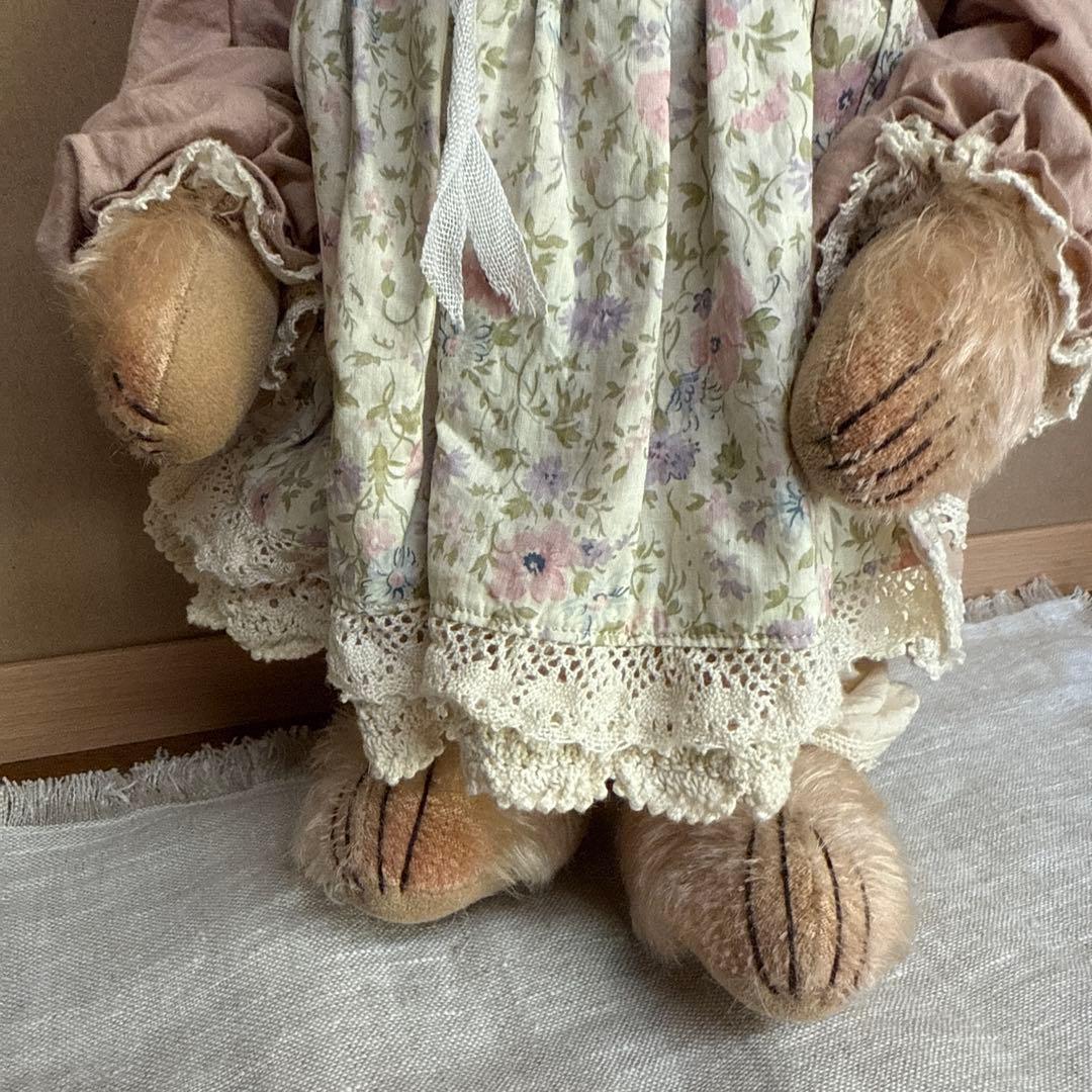 梶原晴美　テディベア　34センチ　美品