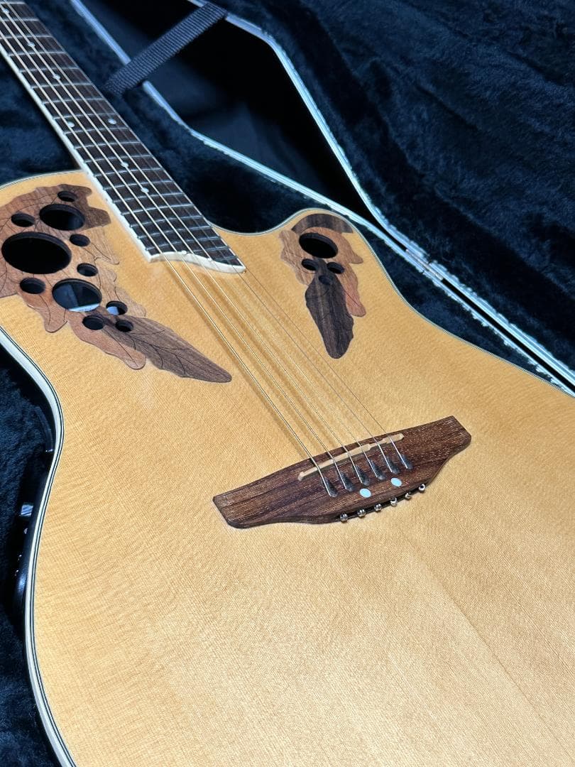 美品】ハードケース付き Ovation Applause AE147 T11694678 - ギター快適