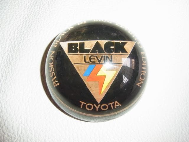 非売品 1980年代◆樹脂製文鎮 1000台限定トヨタ“BLACK LEVIN” LV-N304b トヨタ カローラレビン 2ドア GT-APEX 85年式（黒／グレー