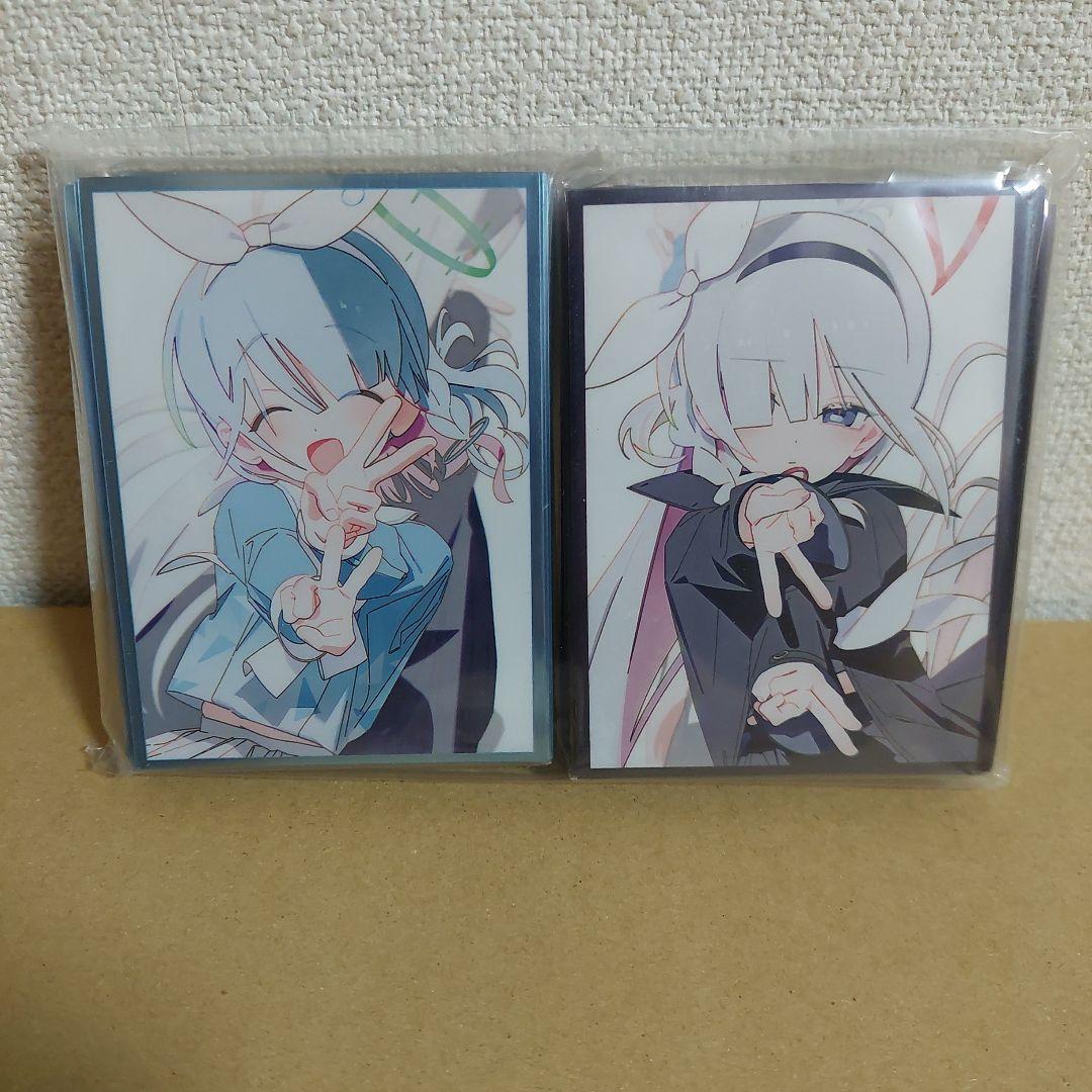 ブルーアーカイブ　ブルアカ　アロナ　プラナ　カード　デッキ　スリーブ　2種セット アロナ シロナ カードスリーブ＆プレイマット ブルーアーカイブ