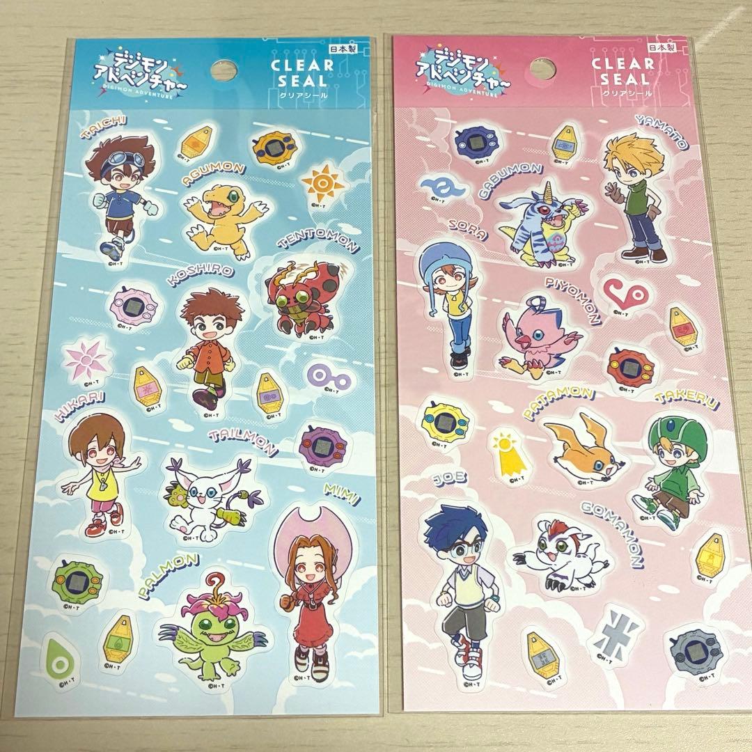 デジモンアドベンチャー デジモン シール 2枚セット セリア - メルカリ