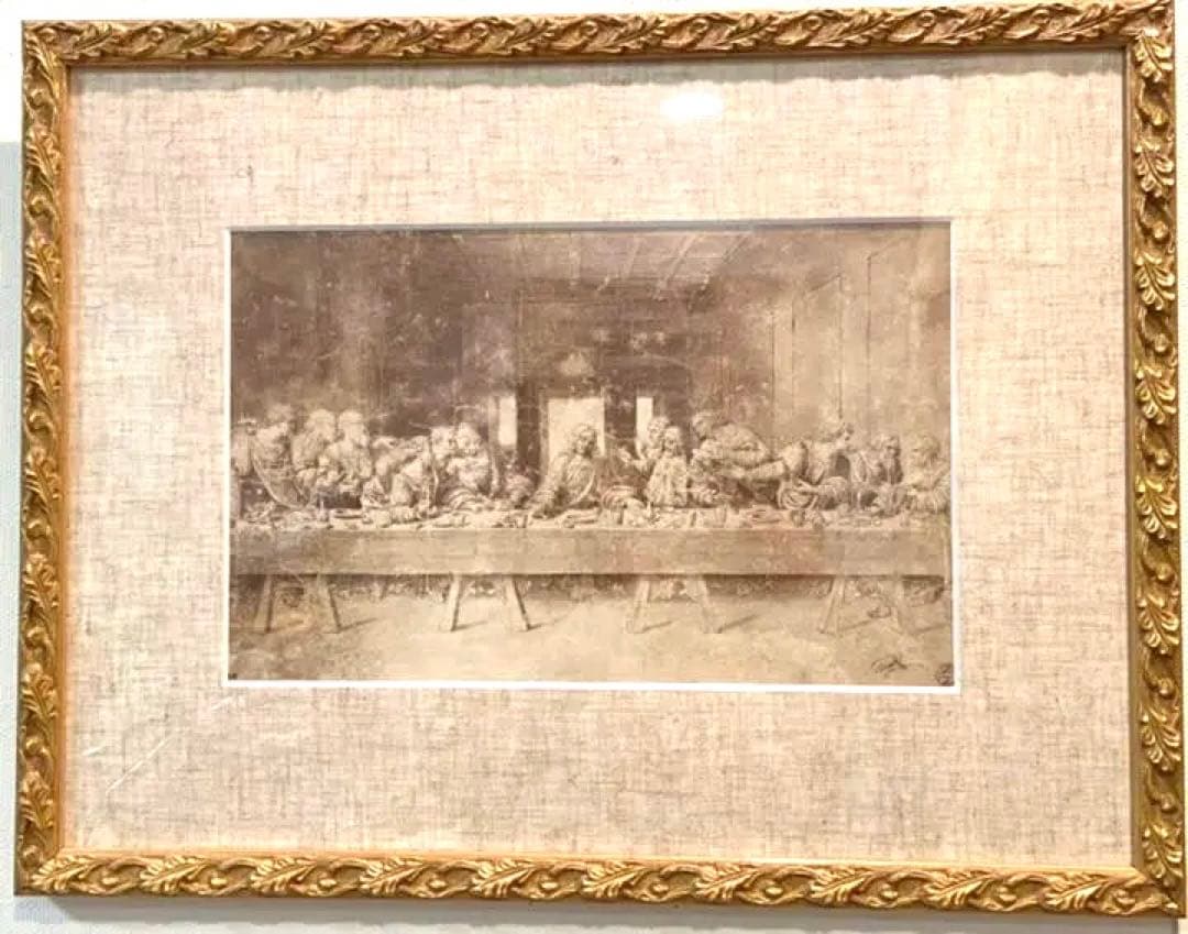 最後の晩餐 鉛筆デッサン レプリカ Amazon.co.jp: 版画 絵画 名画 最後の晩餐(1498) レオナルド・ダ