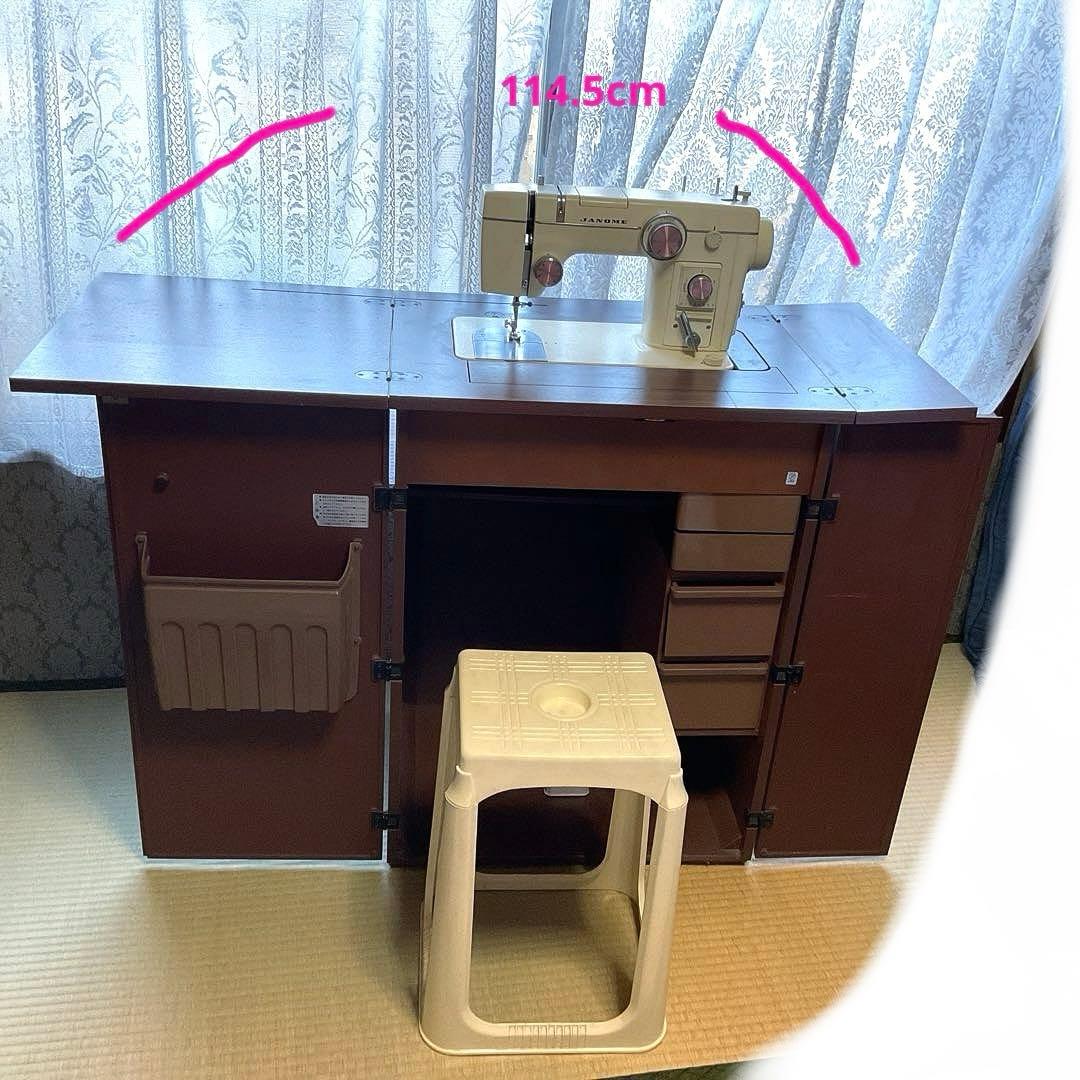 ジャノメミシン 台付き （ジャンク品） - メルカリ