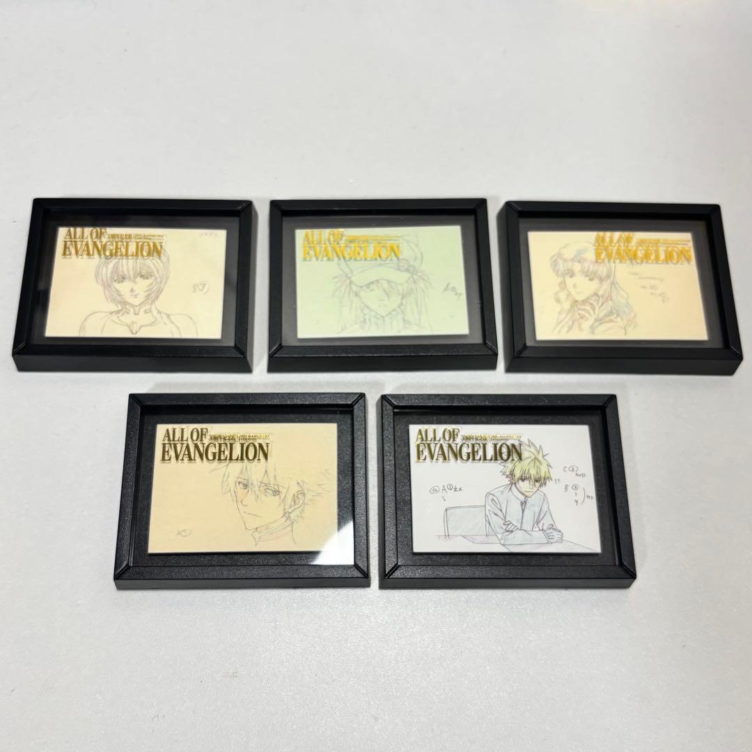エヴァンゲリオン 30周年記念展 トレーディングマグネット 5個セット
