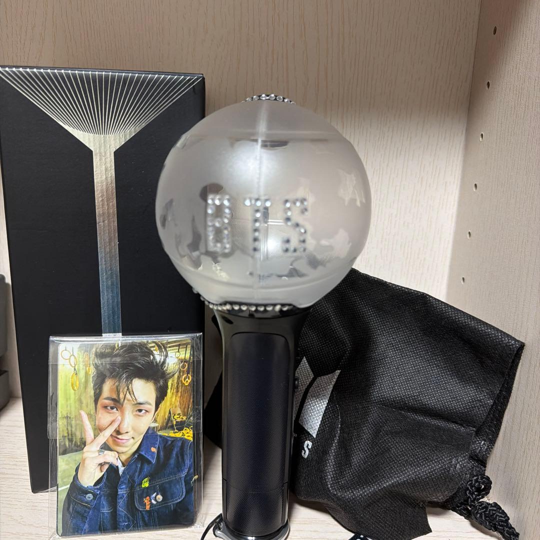 BTS ペンライト クリア フォトカード付き BTS ペンライト フォトカードBlu-ray付き セット - メルカリ