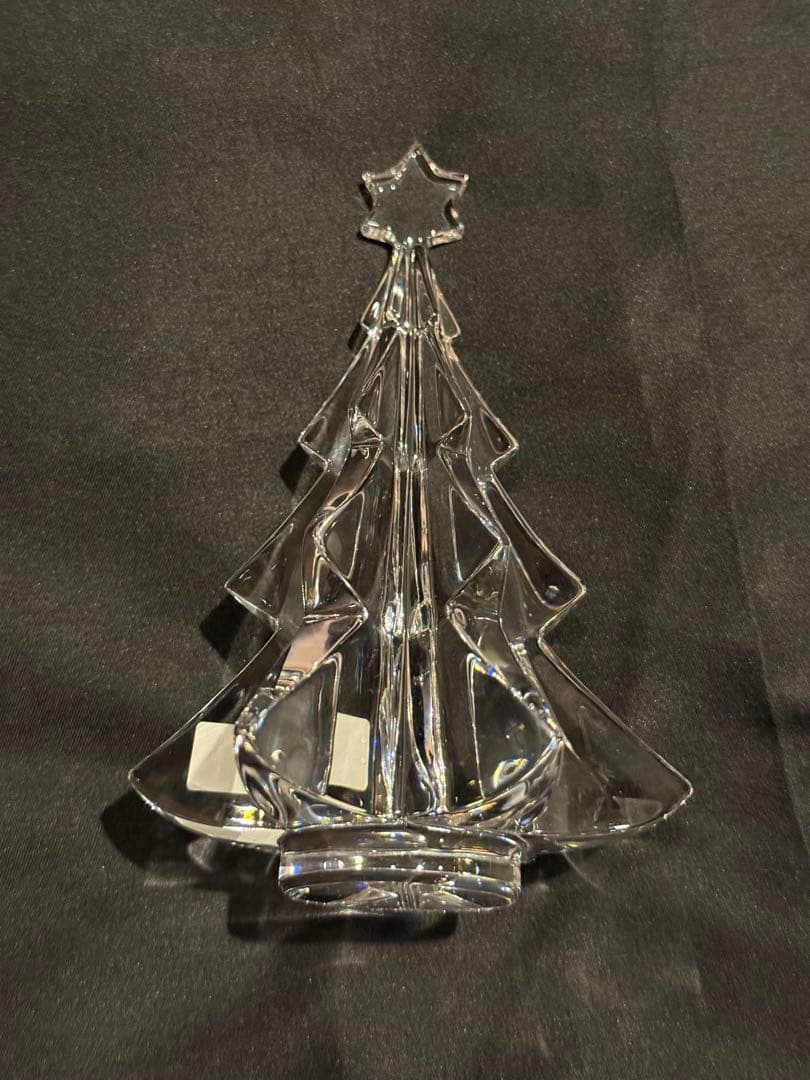 Baccarat クリスタル　クリスマスツリー　バカラ　クリスマス バカラ（Baccarat） 置物 クリスマスツリー クリスタル フィギュリン