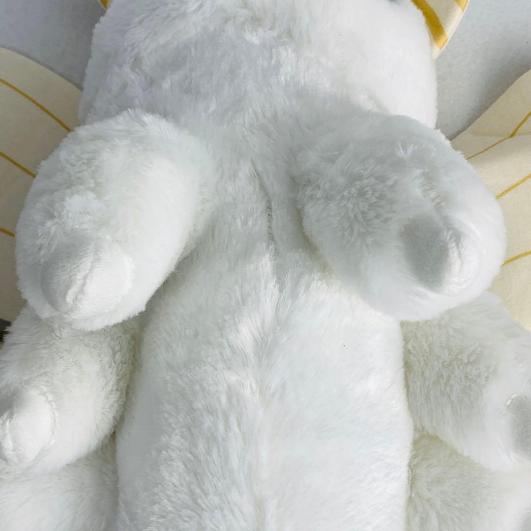 ふわふわモスちゃん BIGぬいぐるみ シロモ カイコガ 白 ホワイト