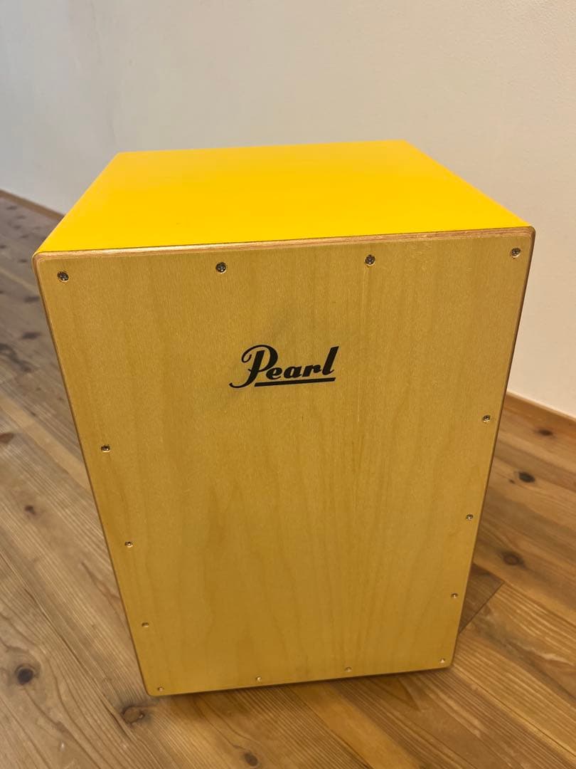 Pearl PCJ-CVC SC カホン パール　イエロー　ケース付き　打楽器 Pearl カホン パール楽器 Pearl PCJ-CVC/SC SB COLOR BOX CAJON ソフト