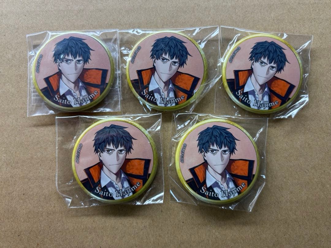 FGO 霊基召喚缶バッジ 斎藤一 5点 - メルカリ