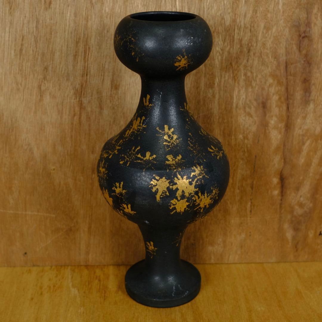 アンティーク　花器　花瓶　陶器　工芸品　オブジェ　作家物　ビンテージ　アート ヴィンテージ ドイツ製 ミッドセンチュリー 陶器の花瓶