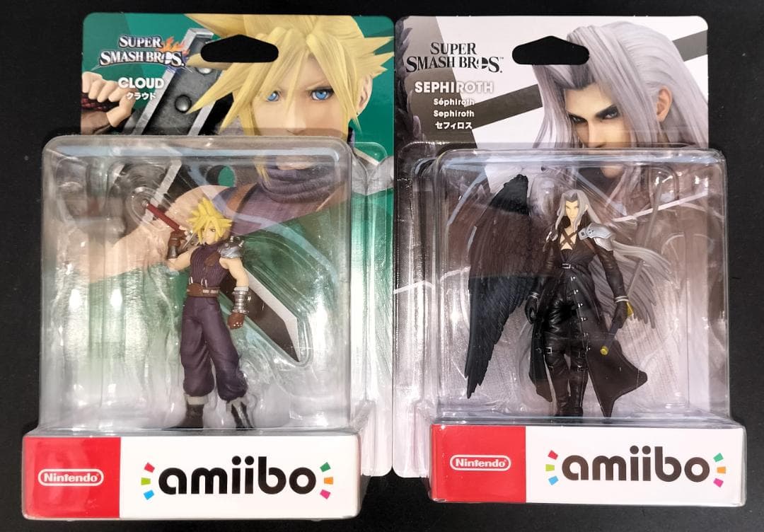 amiibo クラウド セフィロス スマブラSP FF7 アミーボ - メルカリ