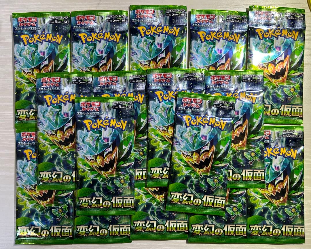 ポケモンカード 変幻の仮面 バラパック 16 パック オーガポン - メルカリ
