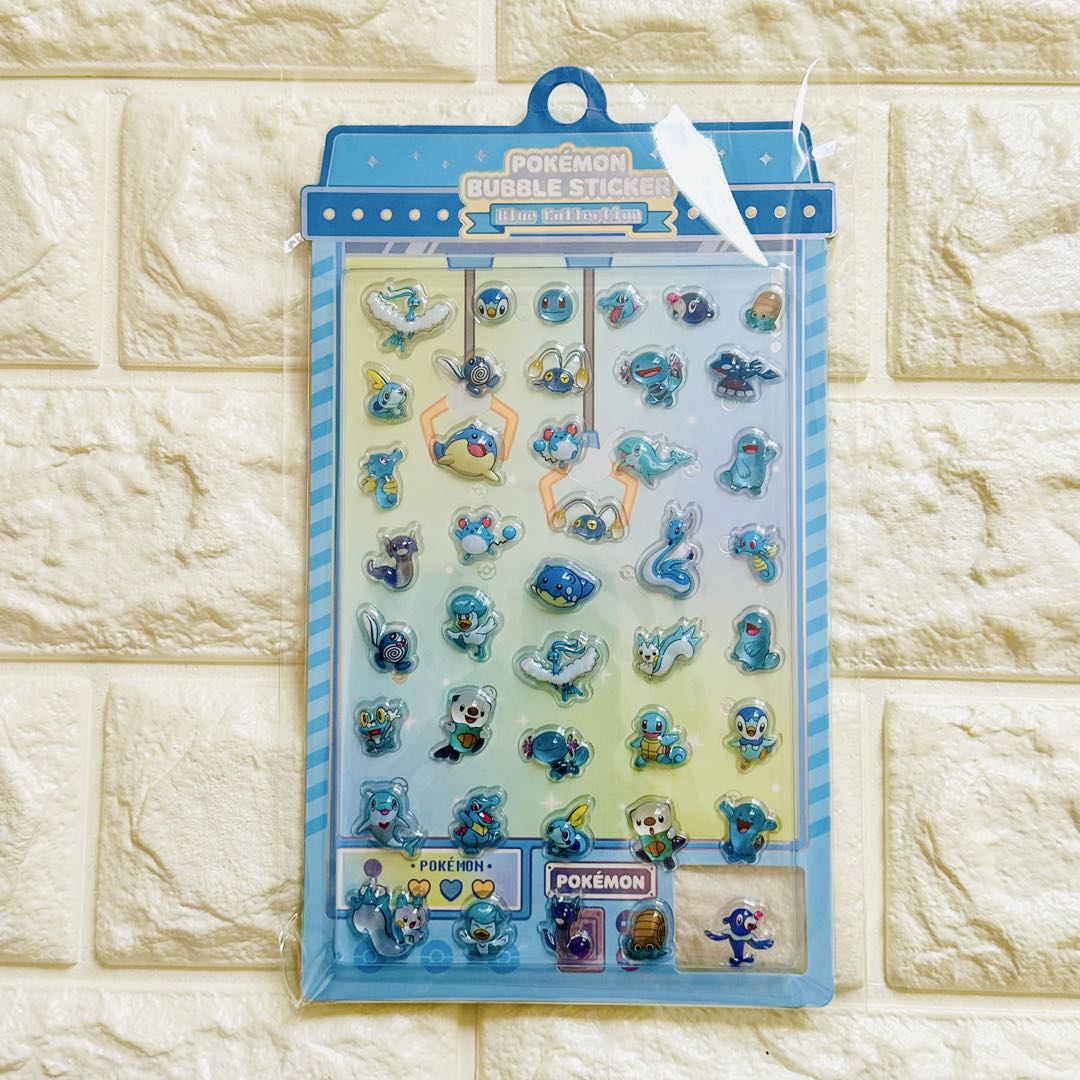 韓国限定 ポケモン ボンボンドロップ 正規品 バブルシール 8セット