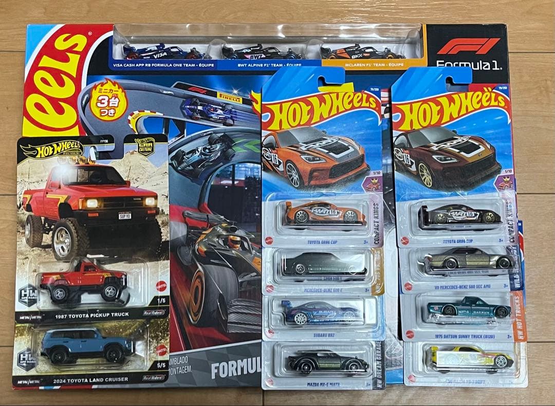 ホットウィール フォーミュラ1 レーシングトラックセット　ラストワン　C賞　F賞 ホットウィール フォーミュラ1 レーシングトラックセット ラストワン C