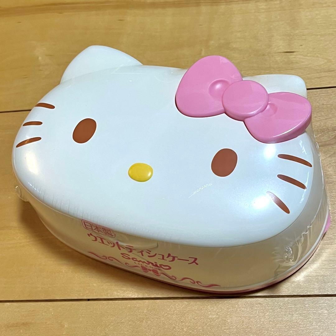 未使用 限定品】HALLO KITTY キティちゃん ウェットティッシュケース