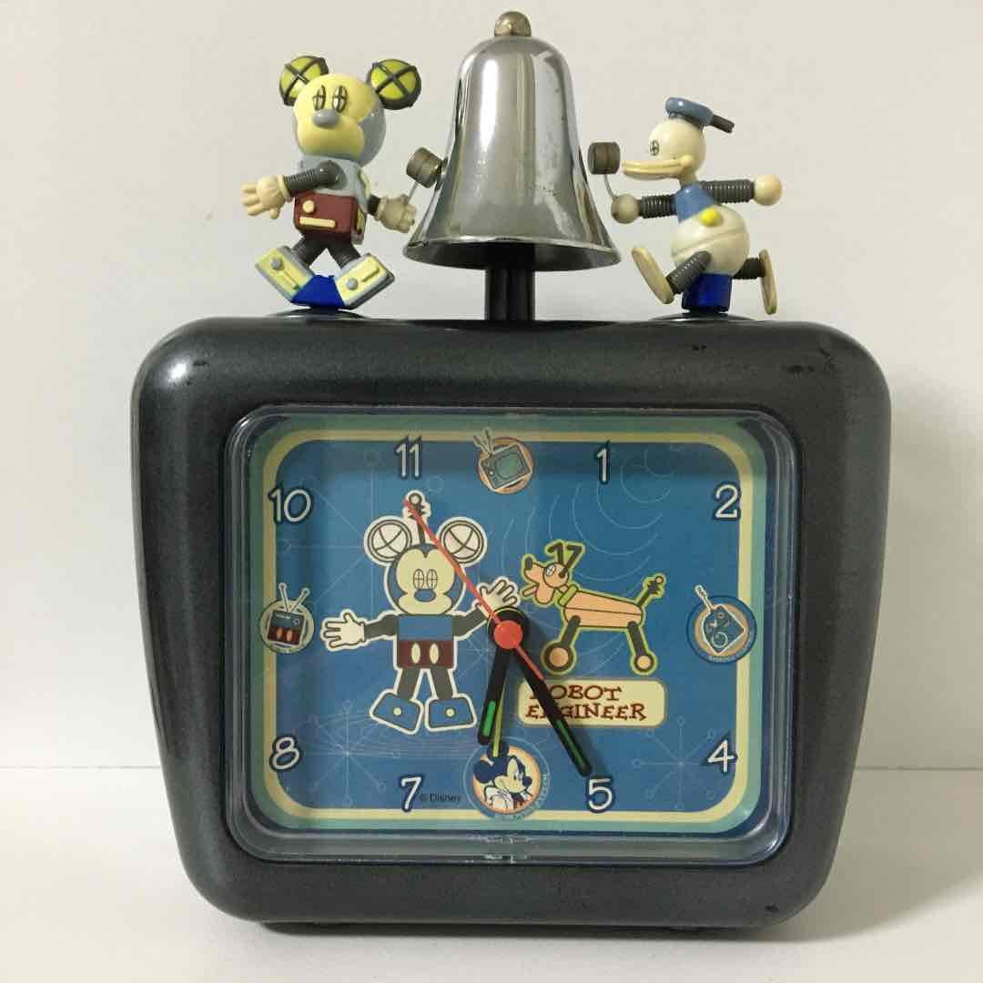 超希少 レトロ ミッキー & ドナルド ロボット 目覚まし時計 - メルカリ