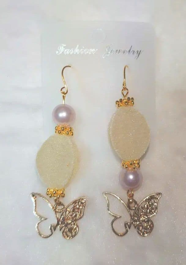蝶モチーフ パール ピアス❁　110円ピアス❁ 蝶モチーフ ピアス SAMA1519 XP | ANNA SUI (Women)/アナ