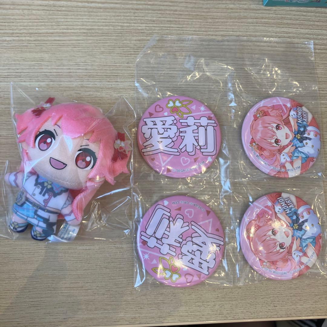 プロセカ ラッキーくじ 桃井愛莉 ぷちぬい 缶バッジ - メルカリ
