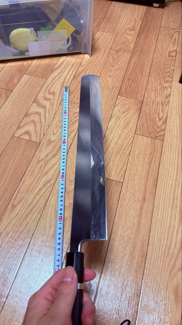 鱧切 骨切 尺一 黒檀銀一本