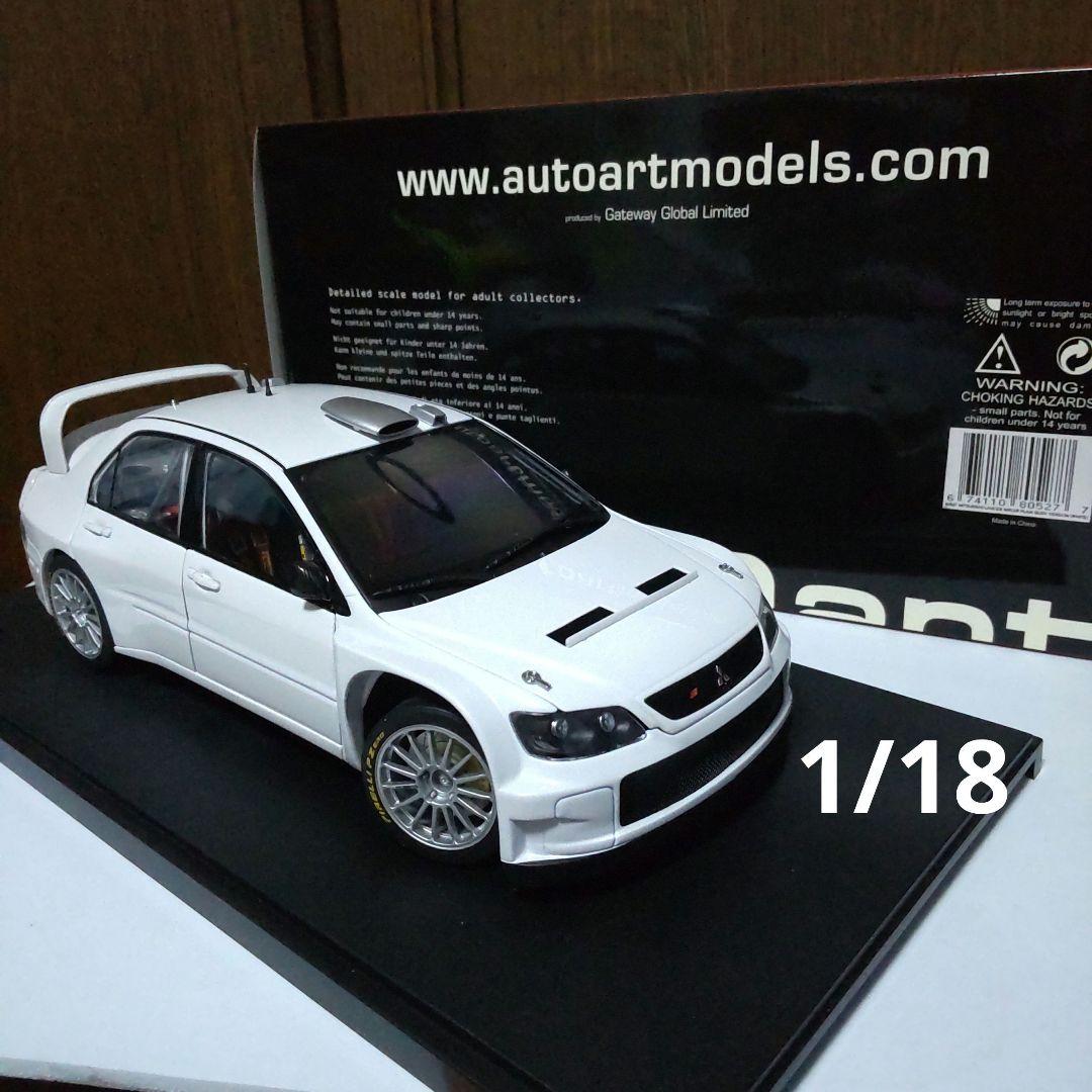 ミツビシ ランサー WRC 05 ホワイト 1/18 オートアート - メルカリ