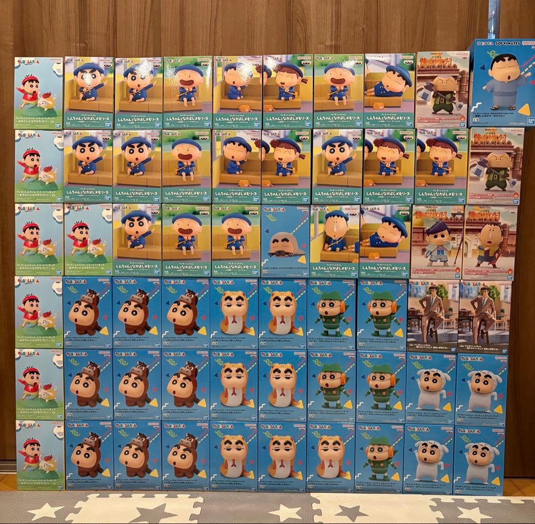 クレヨンしんちゃん　フィギュア　まとめ売り クレヨンしんちゃん フィギュア まとめ売り 6体 - メルカリ