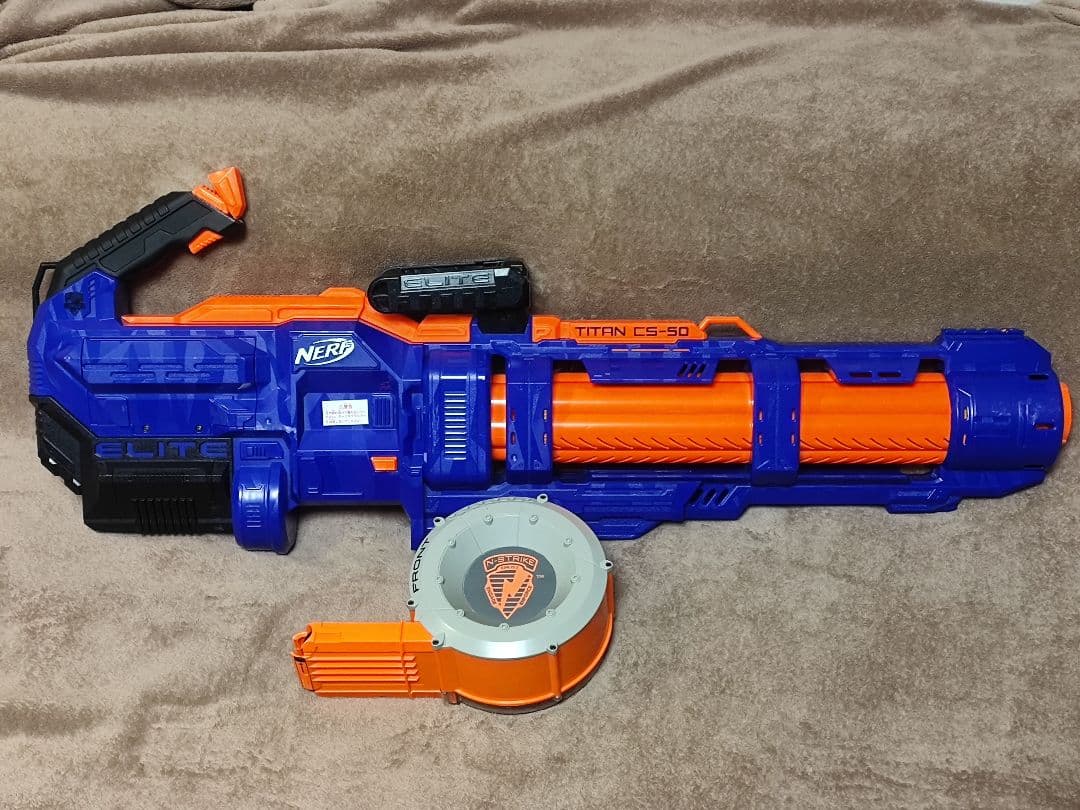 【最終価格】ナーフ NERF CS-50 タイタン 本体＆35連マガジン 新品未開封/希少 ナーフ Nerf エリート タイタン CS-50 E2865 電動