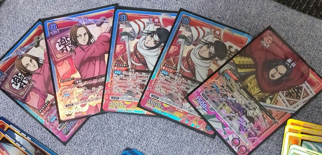 キングダム デッキ調整パーツ赤青黄 ノーマル レア SR パラレルまとめ