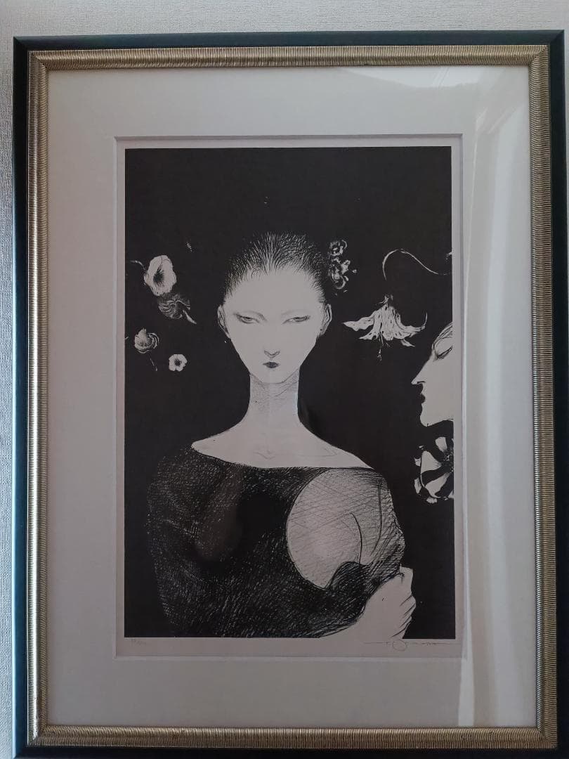 天野喜孝 「夜香」リトグラフ 天野喜孝 『男と女』 リトグラフ - 北海道画廊